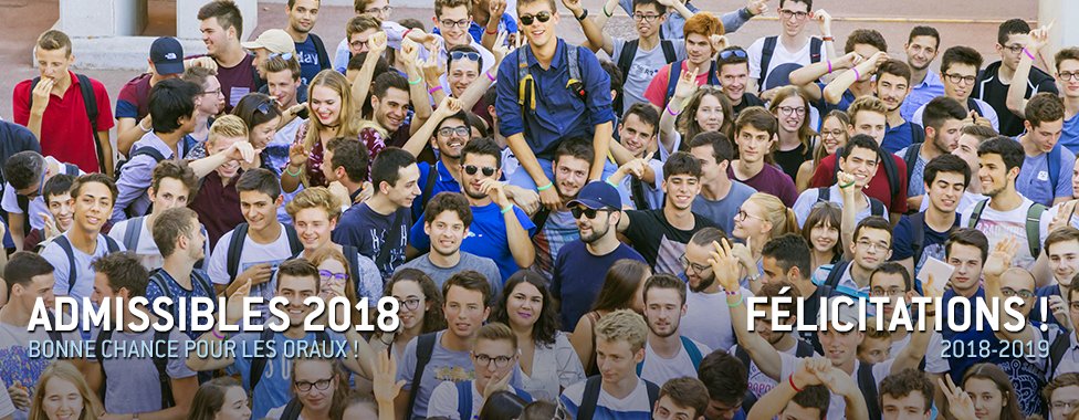 [#Admissibles2018] Félicitations ! Vous avez des questions ? ➔ Vous pouvez les poser directement aux élèves sur la page Alpha ou en commentaire de ce tweet ! À suivre également : #pourmoiCentraleMarseillecest 

À très bientôt !
—
facebook.com/admissiblesCen…