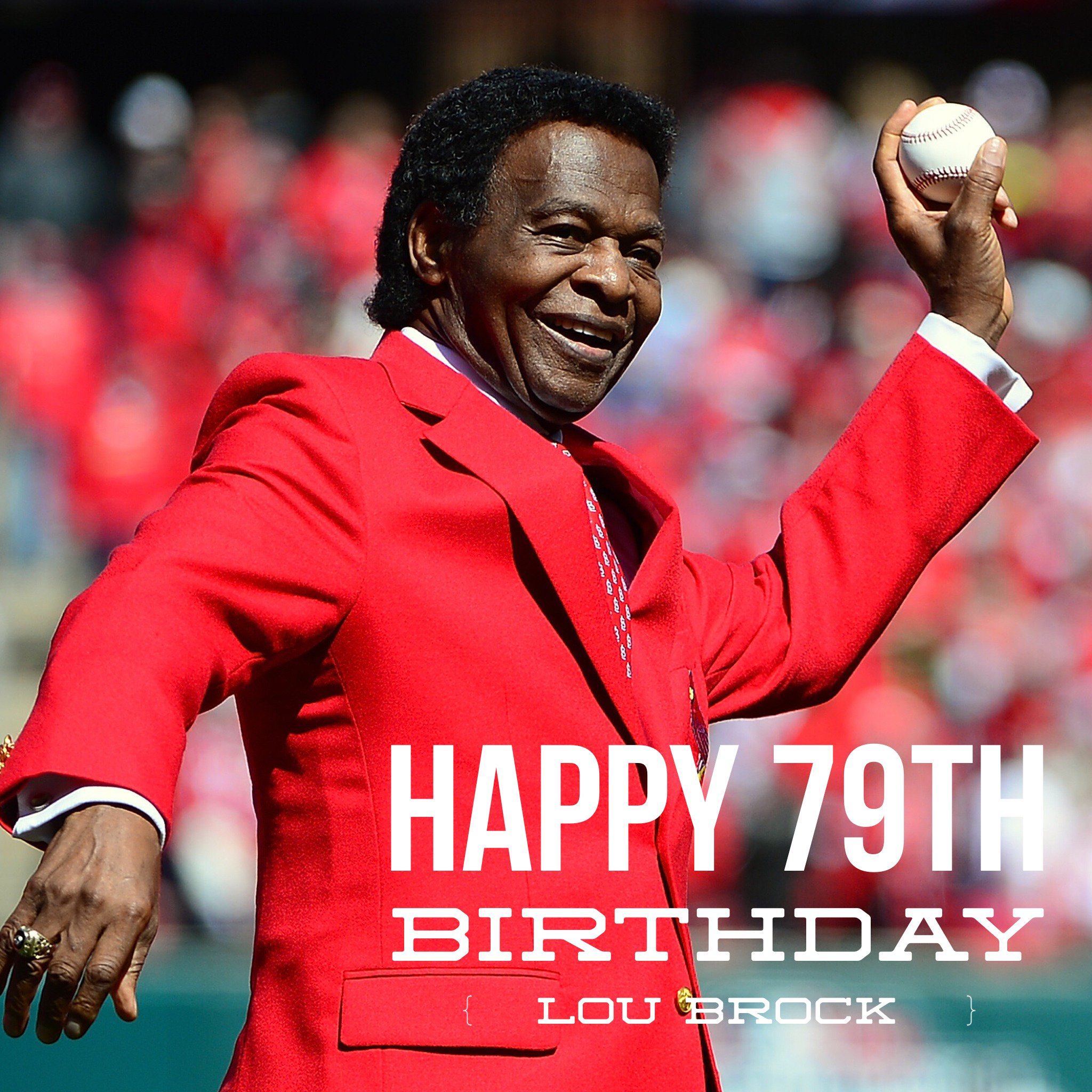 We\re still thanking the Cubs for gifting Lou Brock to us Have a happy birthday, Lou  