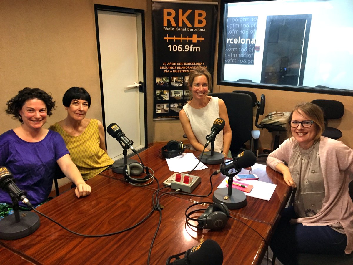 studio_bcn's tweet photo. Always good to speak on the radio….with passionate women! https://t.co/38d1RSabVV #barcelona #women #speak @RadiokanalB @FiGbcn @clockwork_blog https://t.co/YIbMdh0X73