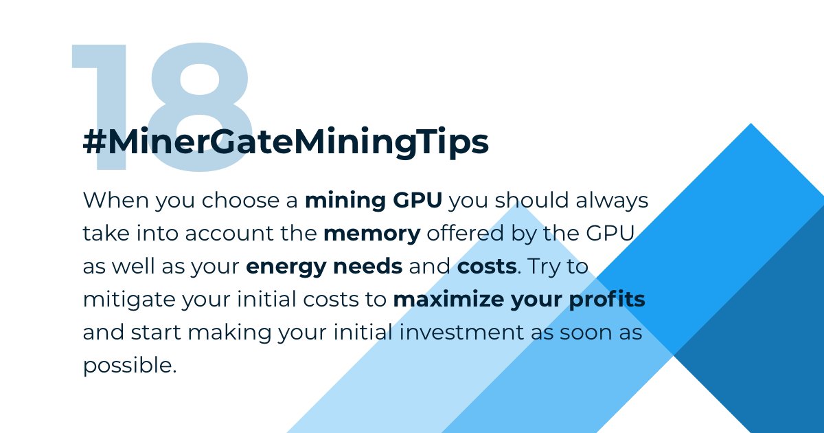 MinerGate's tweet image. Useful #mining tip #18 is here for you! goo.gl/WWAAAB

#MinerGateMiningTips #MiningTips #Tips #UsefulTips #Cryprocurrency #MiningPool #Security #SecurityTips #Bitcoin #Btc #Ethereum #ETH #profit #miningtip #GPUmining #tip