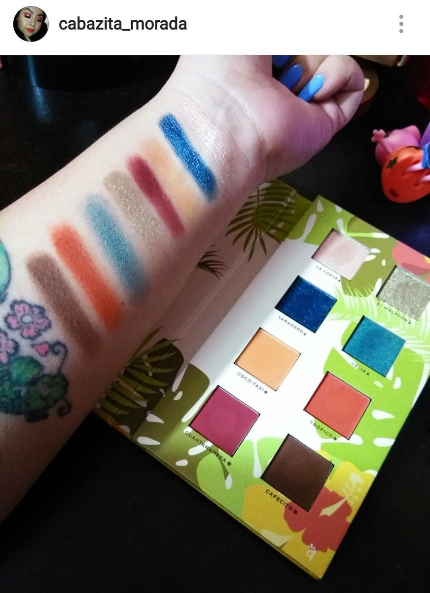 cabazita's tweet photo. It came out pretty bomb to been my first time doing swatches! What you all think?! ππ
π #alamarqueen @AlamarCosmetics @boxycharm @GabyTeeMUA #boxycandy #BoxyQueen https://t.co/lo5SCZtj5z