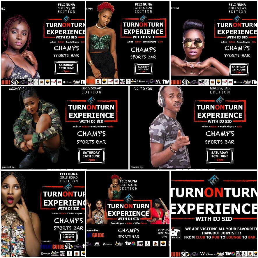 AuugutineAugust's tweet photo. Get Your Party Shoes Ready Because Tonight It's Going To Be 🔥🔥🔥, Babe it's your TURN to TURN ON  with @djsidgh on the TURN Table 🎼🎶 ...M🍹🍺🍻...its all about the the #TURNonTURN EXPERIENCE😋😋 @felinuna

Powered By: EventGuideMagazine

Supported by: #AugustLiveGh Media https://t.co/OPw2G8xN7m