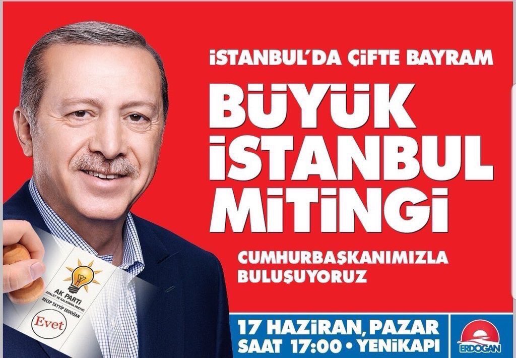 AysegulOzyurt_'s tweet photo. Türkiye’nin Güçlü Lideri @RT_Erdogan ile  yola çıktık, Büyük Lider’i yalnız bırakmamak için.
Biz Seninle Ölümüne Ölümüne...
#YenikapıdaBuluşuyoruz https://t.co/KmFpoRLyAJ