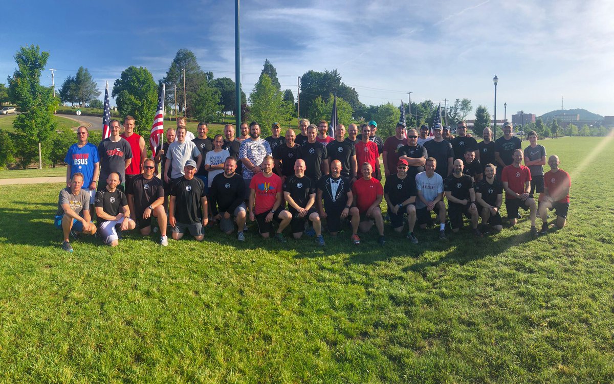 Meet the new Nant'an for F3 <a href="/F3NortheastTN/">F3 Northeast TN</a> -- @F3Donatello officially passed the shovel flag to <a href="/F3_Pythagoras/">Josh Berry</a> this morning. Pythagorus embodies the spirit of F3 in both word and deed. A true #HIM. The Region is in more than capable hands. <a href="/F3Nation/">F3</a> <a href="/F3LexSC/">F3 Lexington SC</a>