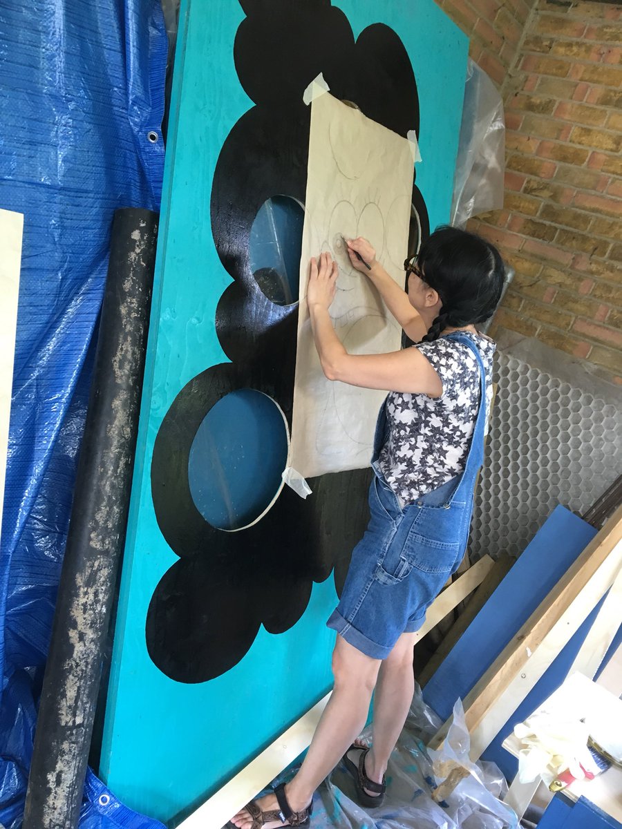 StonebridgeLock's tweet photo. Plan. Prep. Paint! All will be revealed at the #TottenhamMarshes #RiverFete Graft, oodles of skillz, 50 shades of watery hues & a mystery complimentary yellow for good measure...#RiverLea #LeeNavigation #PymmesBrook #Mosel #ThamesBasin #SaveOurRivers #HealthyRivers #HealthySeas https://t.co/nK8tfPbfbv