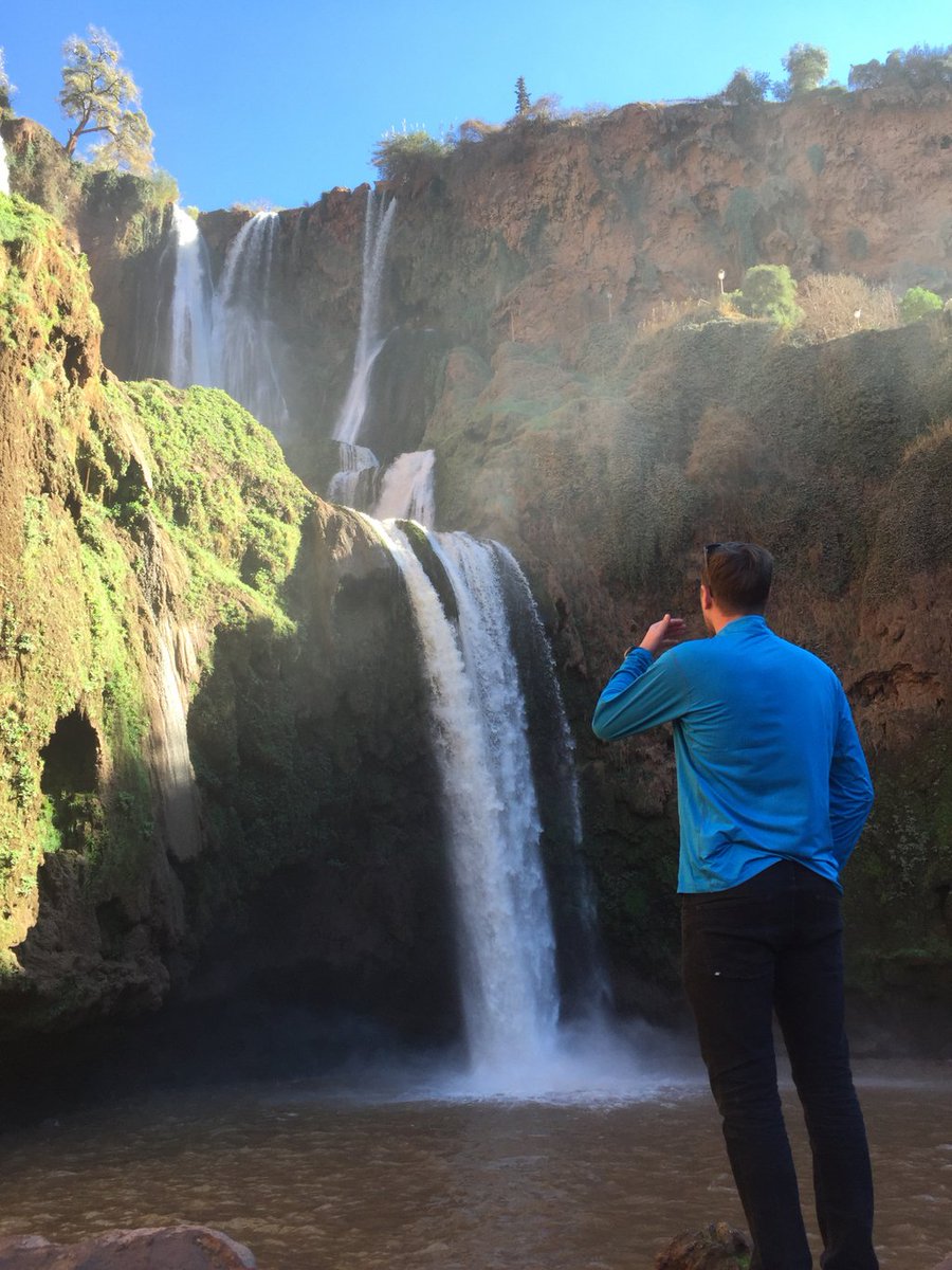 simonjburgess_'s tweet photo. The waterfall at #ozoud is a few hours from #Marrakech but is well worth the journey. It's home to lots of wildlife as well #ExpandYourWorld #getoutsidemore #travelmoreworryless https://t.co/1hofFXxuCY