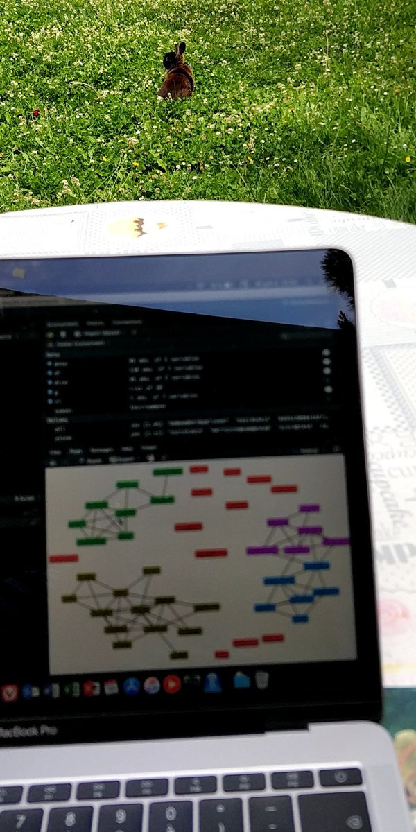 _abichat's tweet image. #RStats with my rabbit 🐇😊
#tidygraph #ggraph
