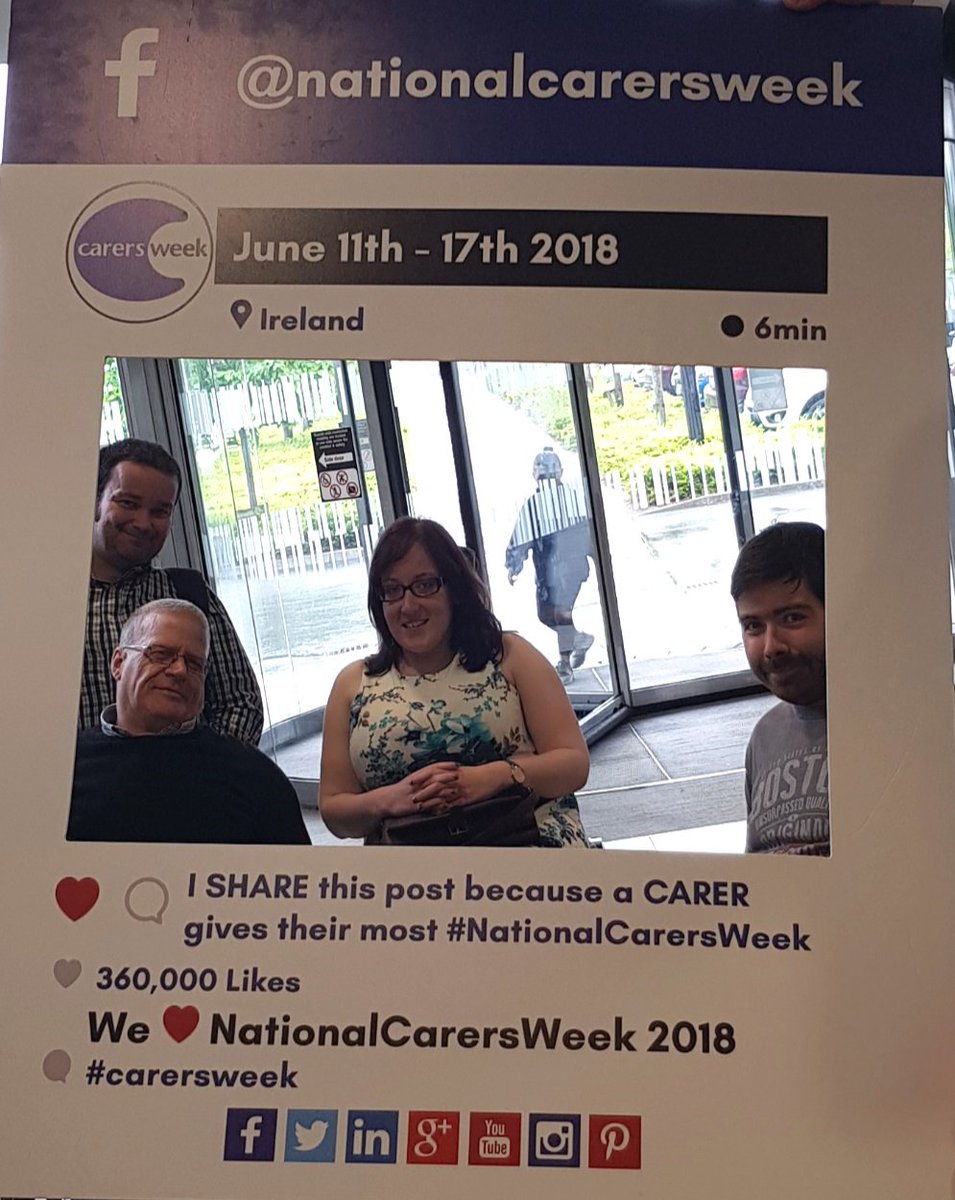 #nationalcarersweek supported by <a href="/MichaelRice16/">Michael Rice</a>, Gerard Malone, <a href="/SeanOKelly92/">Sean O'Kelly</a>, &amp; Niamh Quigley RT your support! <a href="/CarersIreland/">Family Carers Ireland</a> <a href="/CareAllianceIrl/">Care Alliance Ireland</a> <a href="/IrishHospice/">Irish Hospice Foundation</a> <a href="/alzheimersocirl/">The Alzheimer Society of Ireland</a> <a href="/IrishCancerSoc/">Irish Cancer Society</a> <a href="/MSIRELAND/">MS Ireland</a> <a href="/ABIIreland/">Acquired Brain Injury Ireland</a> <a href="/StMichaelsHouse/">St. Michael's House</a> @SpNeedsParents  #spinabifida #hydrocephalus