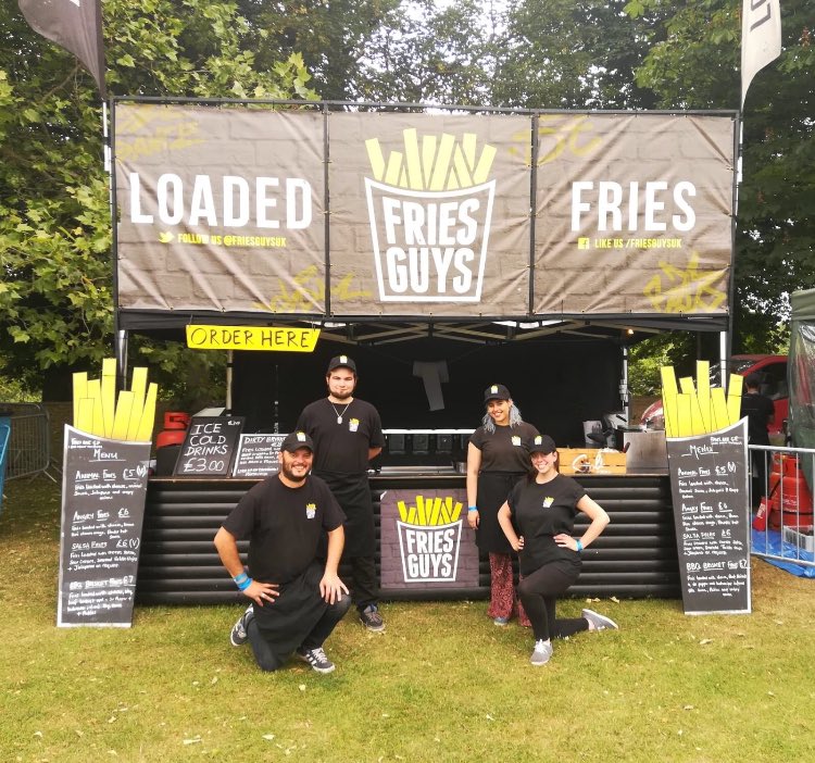 friesguysuk's tweet photo. All set up and ready in Colchester this evening!! #TopTeam #LoadedFries @fivestarcater https://t.co/axh9M5IkOq