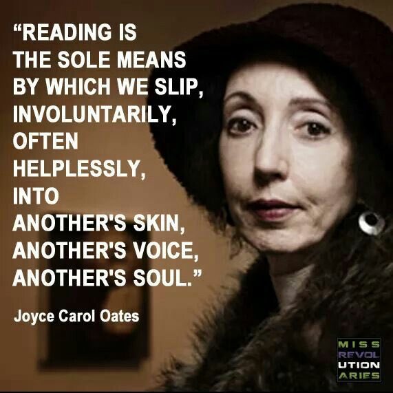 Happy Birthday to American writer, Joyce Carol Oates (1938). 