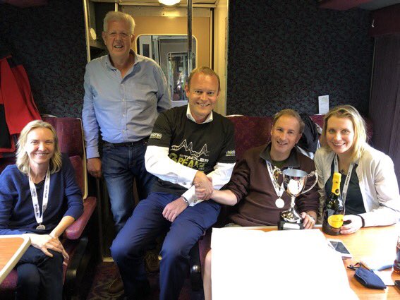 AlexHynes's tweet photo. Heading home after a brilliant day in awe of amazing people raising money for @RailwayChildren! Over £187,000 for a great cause in the coffers. And of course the incredible West Highland Line! @ScotRail @NetworkRailSCOT #3peaksbyrail https://t.co/jeB8UD87Lw