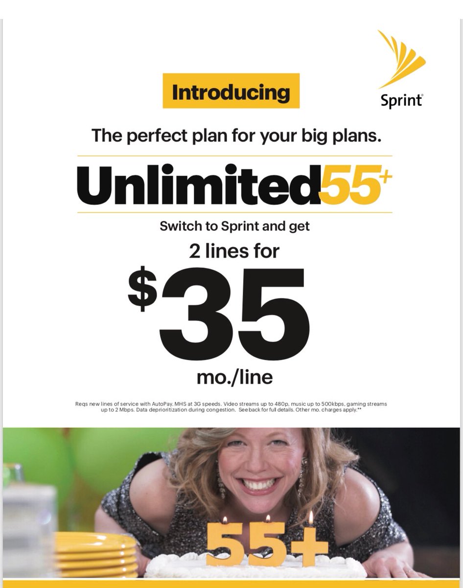 With age comes wisdom, it also comes with an amazing plan from #Sprint! Be wise switch to Sprint today and save with 2 lines unlimited for only $35 each! #BestPriceForUnlimited #LasVegas <a href="/DannyIsho/">Danny Isho</a> <a href="/B10v3/">Brandon Love</a>