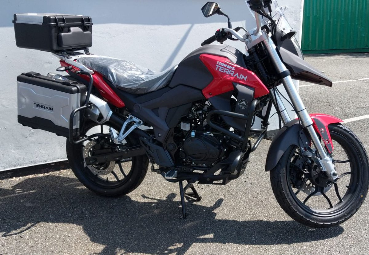 LexmotoBikes's tweet photo. New #Sinnis Terrain #EFI #125cc adventure motorcycle now in stock at Scooter-Nation #scooters #motorcycles #motorcycleshop https://t.co/v9bQ5Ngte2