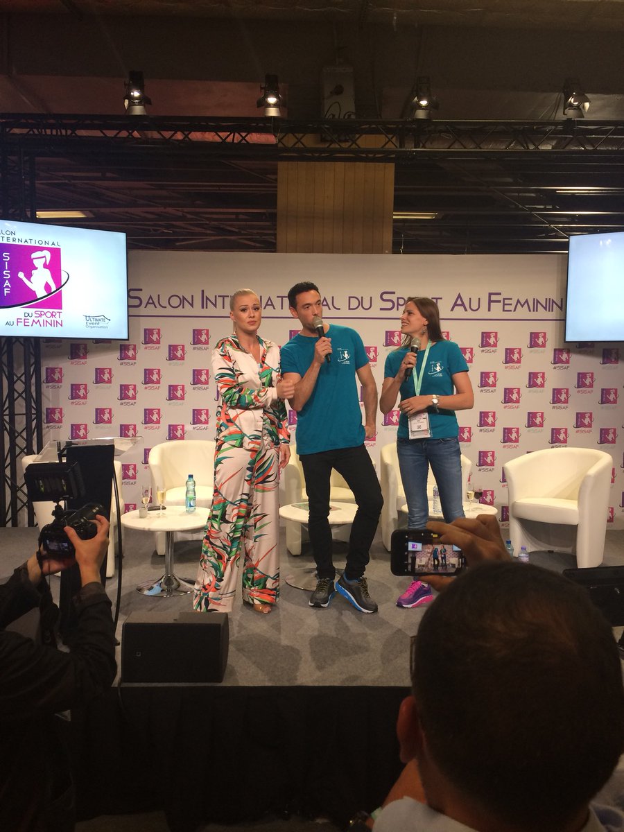 DettacheePresse's tweet photo. #SPORT: Espaces découverte des différents sports : simulateur de ski, saut à la perche, baseball et intervention de Katrina Patchett et Maxime Dereymez, 2 ambassadeurs du SISAF ! Ça se passe au #SalonDuSport à Paris https://t.co/prEkQX6fRd