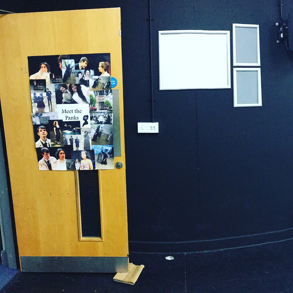PankhrstPlayers's tweet photo. Our set up here in Studio 2 in the @artscentreehu ! Come and check out all of our pictures, memorabilia and sign up for the union! @edgehill #votesforwomen #votes100 #suffragette #deedsnotwords #ehudrama #womensunion https://t.co/PHNlJB3NFC