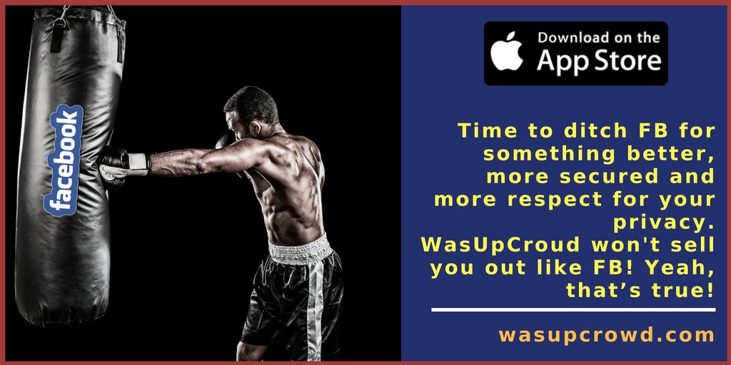 WasUpCrowd's tweet image. Connect with anyone in the world.
Post &amp;amp; Share with the world.
Build followers / fan base.
Chat with others around your interest.
Download WasupCrowd App from Google play and App store for better social media experience. #HateFacebook #LoveWasupcrowd #LeftFacebook