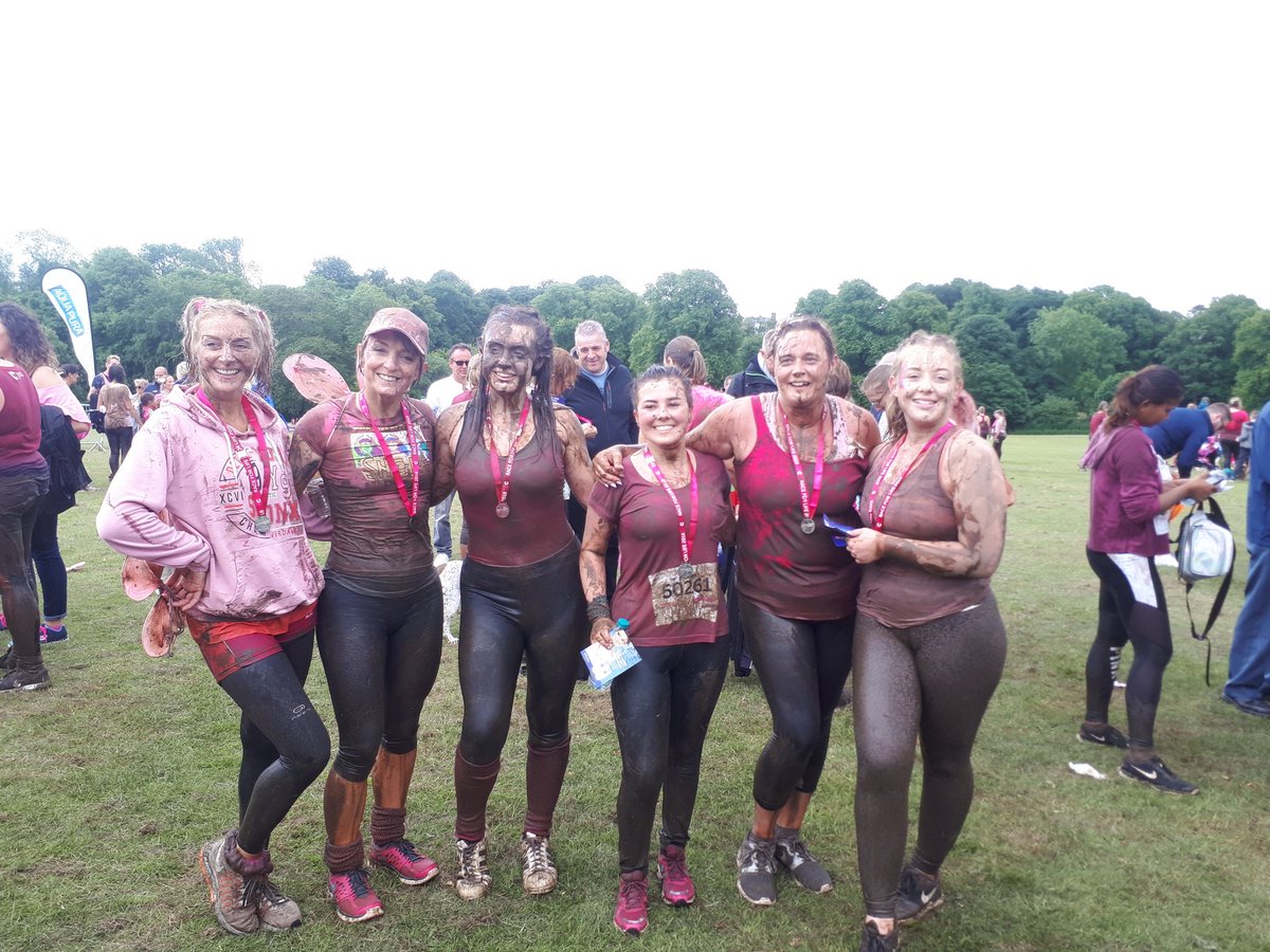 Proud of the wife doing her bit for cancer #muddyrun #RaceforLife