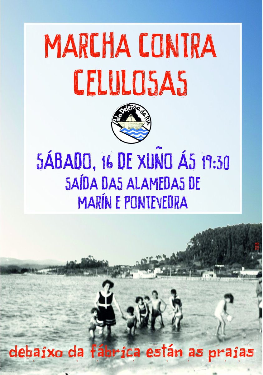 Hoxe temos unha cita ás 19:30.
Fóra da ría celulosas. Queremos recuperar o roubado!