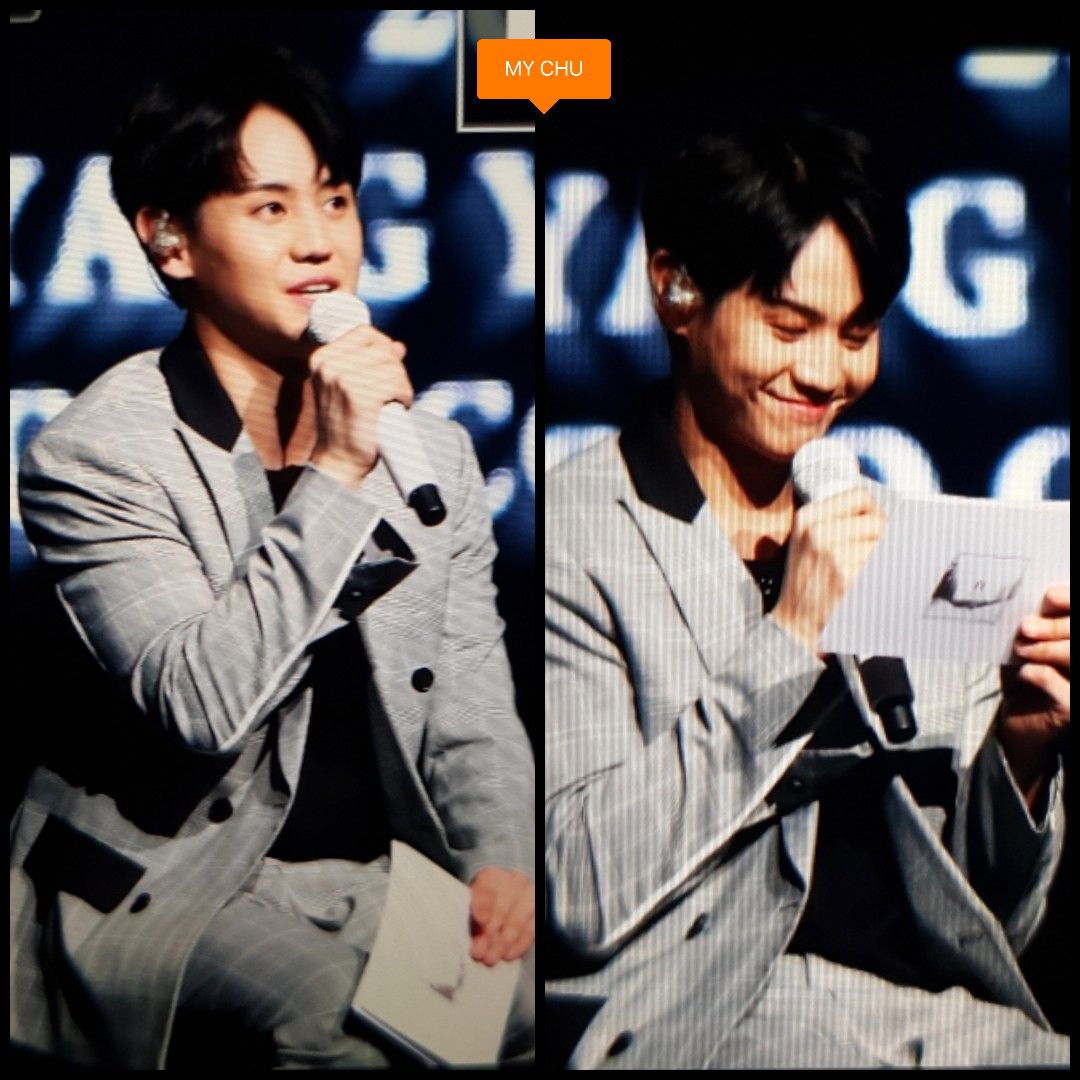 My_Chuu's tweet image. 180616 양요섭콘서트 : 센스만점 우리 양디♡♡