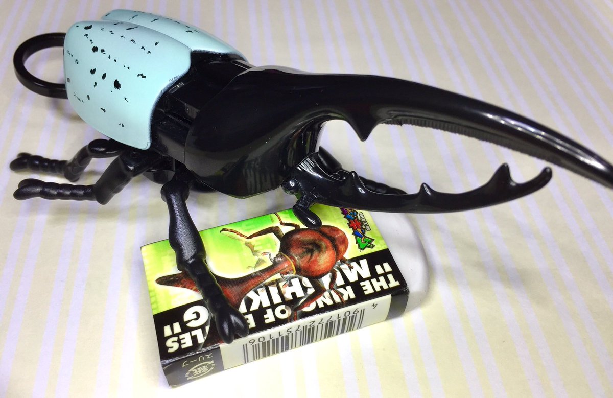 さんざ على تويتر 既視感の正体こいつらか セガトイズから発売された甲虫王者ムシキングアタックフィギュアシリーズです