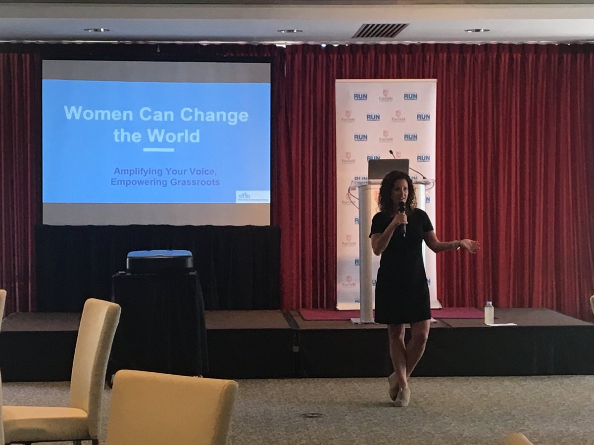 GayleAlberda's tweet photo. Women can change the world! @RealFoodMom #Ready2Run #ctpolitics @FairfieldU #r2rct2018 https://t.co/ZnRIU6tYH2