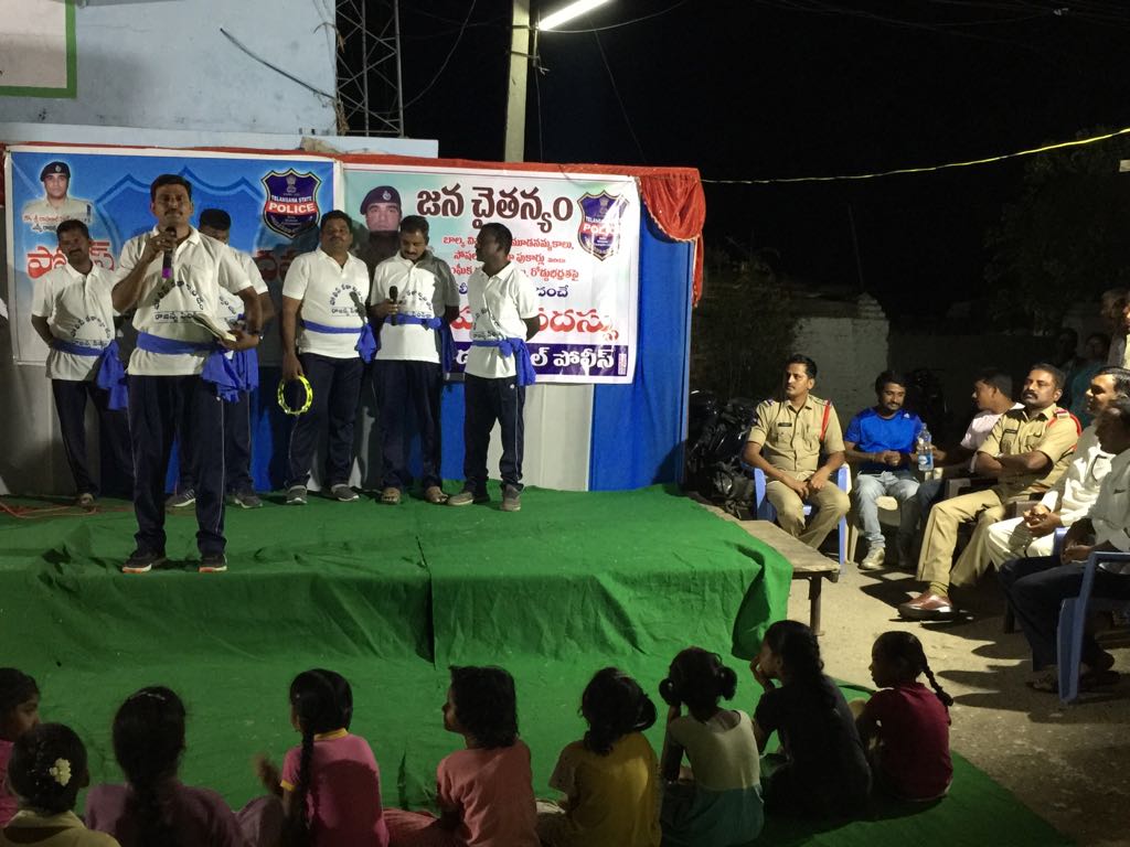 spsircilla's tweet image. Police kalabrundam activity in Vemulavada rural police station limits. #sircilla #sircillapolice