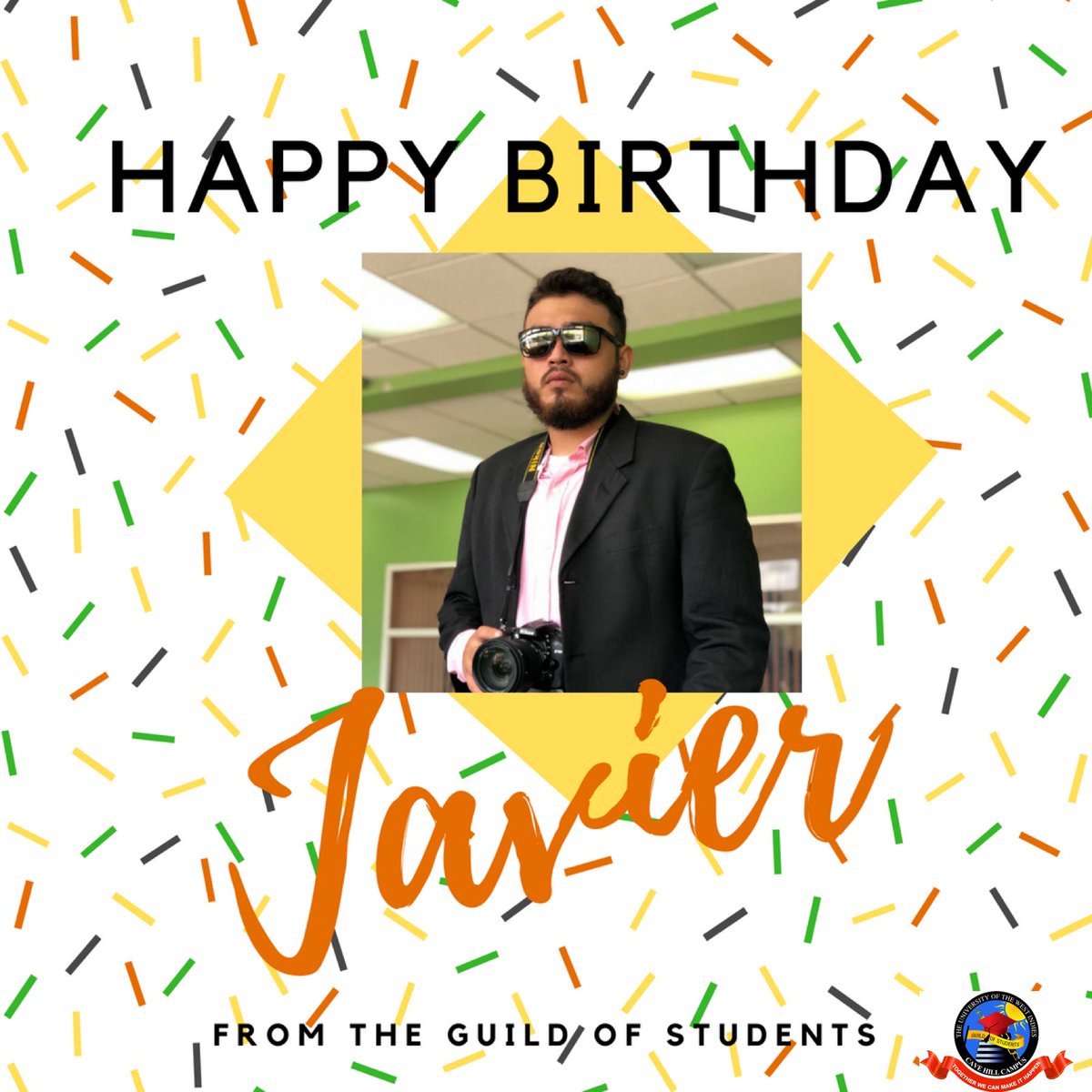 cavehill_guild's tweet photo. WOORRELL!!!! β€οΈπ
Javier, the only Belizean on the 2018-2019 Guild takes care of the residents of the most illustrious Sir Frank Worrell Hall, and an LLB degree chase.
We want to wish Javier a HAPPY HAPPY BIRTHDAY and Godβs richest blessings!
#GuildBirthday
#ServiceSquad https://t.co/jySb4tMV6x