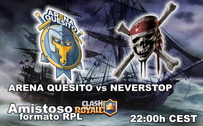 SE VIENE EL PARTIDAZO HOY!!!!!
- <a href="/ArenaQuesitoGG/">Arena Quesito</a> vs <a href="/NEVERSTOPTEAM/">NEVERSTOP Gaming</a> 
-AMISTOSO FORMATO RPL!!!
-NO TE LO PUEDES PERDER!!!
