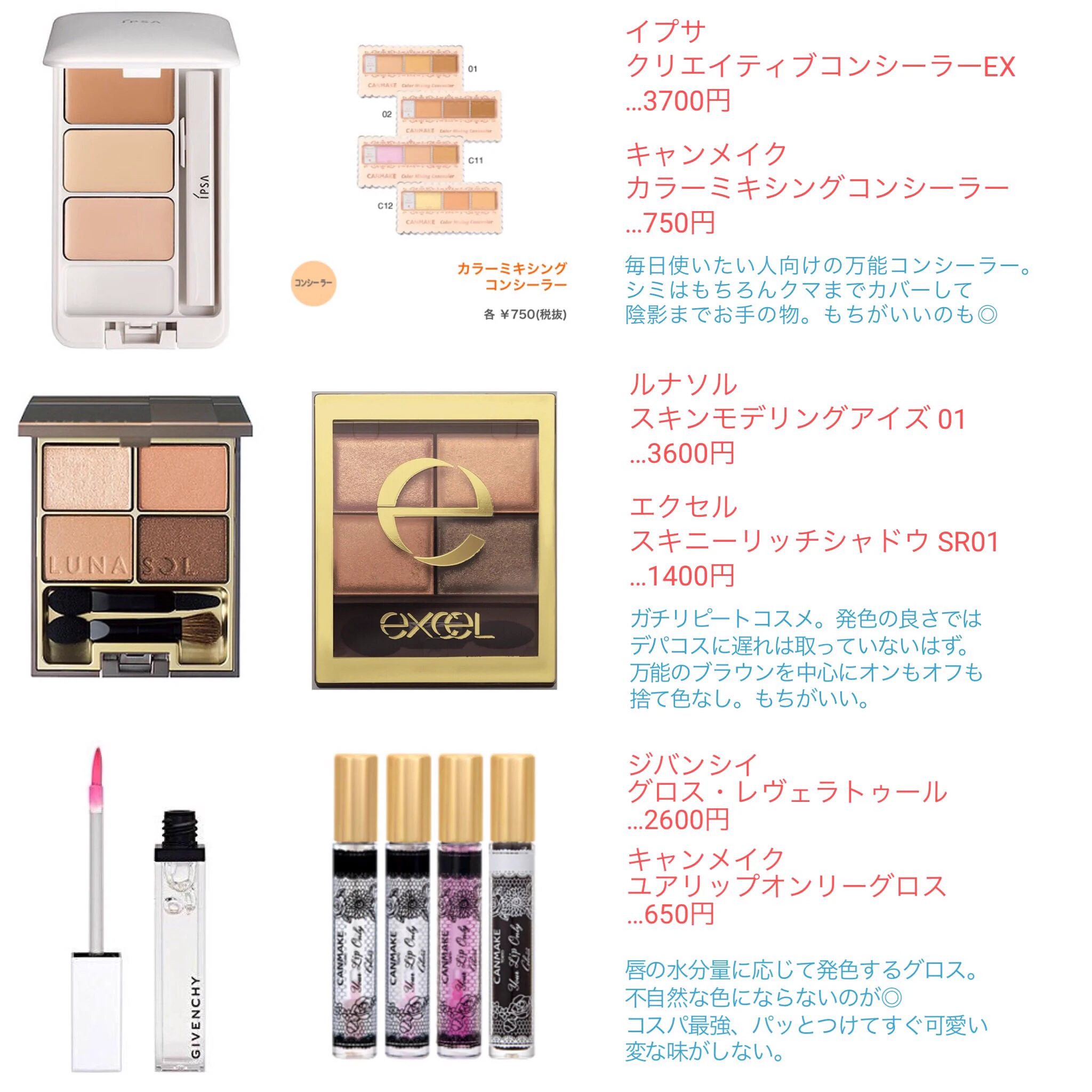 デパコス並みの満足感！？おすすめプチプラコスメまとめ！