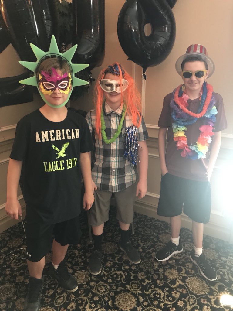 Good times at the 8th grade breakfast! Almost to the finish line! 💙💛 #penndelcoproud