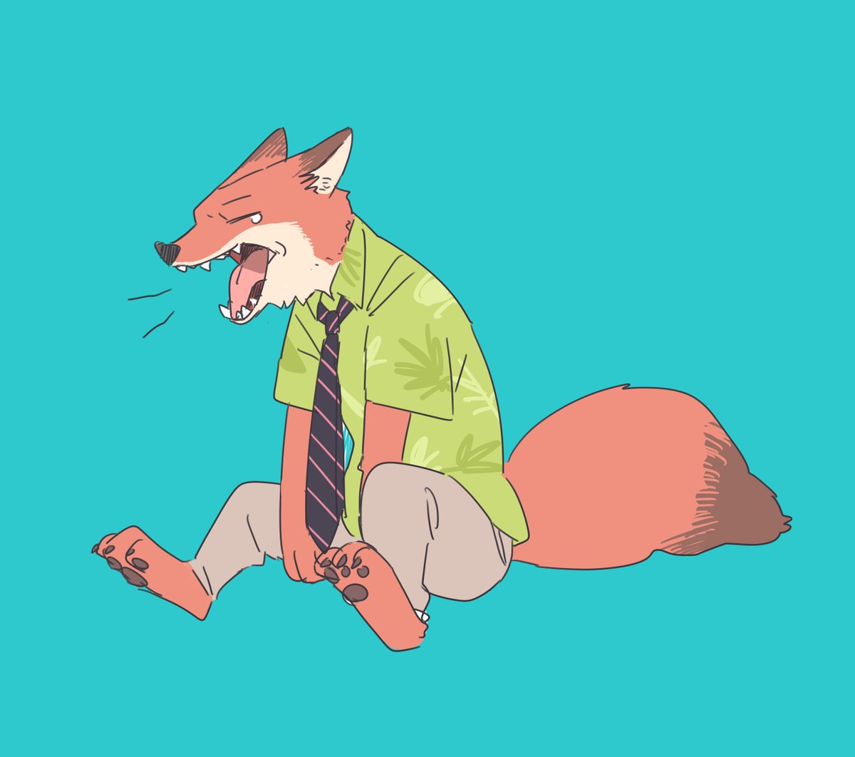 ズートピア二周目しながらいろいろ描いてた 