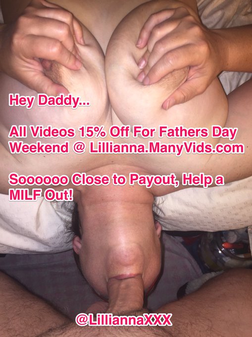 Hey #Daddy... All of my #amateurporn videos are 15% Off for #FathersDayWeekend @ https://t.co/04DWXZXbiX<a href="/tag/daddy"class="tags">#Daddy</a><a href="/tag/amateurporn"class="tags">#amateurporn</a><a href="/tag/bbw"class="tags"><span>#bbw</span></a><a href="/tag/rt"class="tags"><span>#rt</span></a><a href="/tag/milf"class="tags"><span>#milf</span></a><a href="/tag/bareback"class="tags"><span>#bareback</span></a><a href="/tag/retweet"class="tags"><span>#retweet</span></a><a href="/tag/fathersdayweekend"class="tags"><span>#fathersdayweekend</span></a>