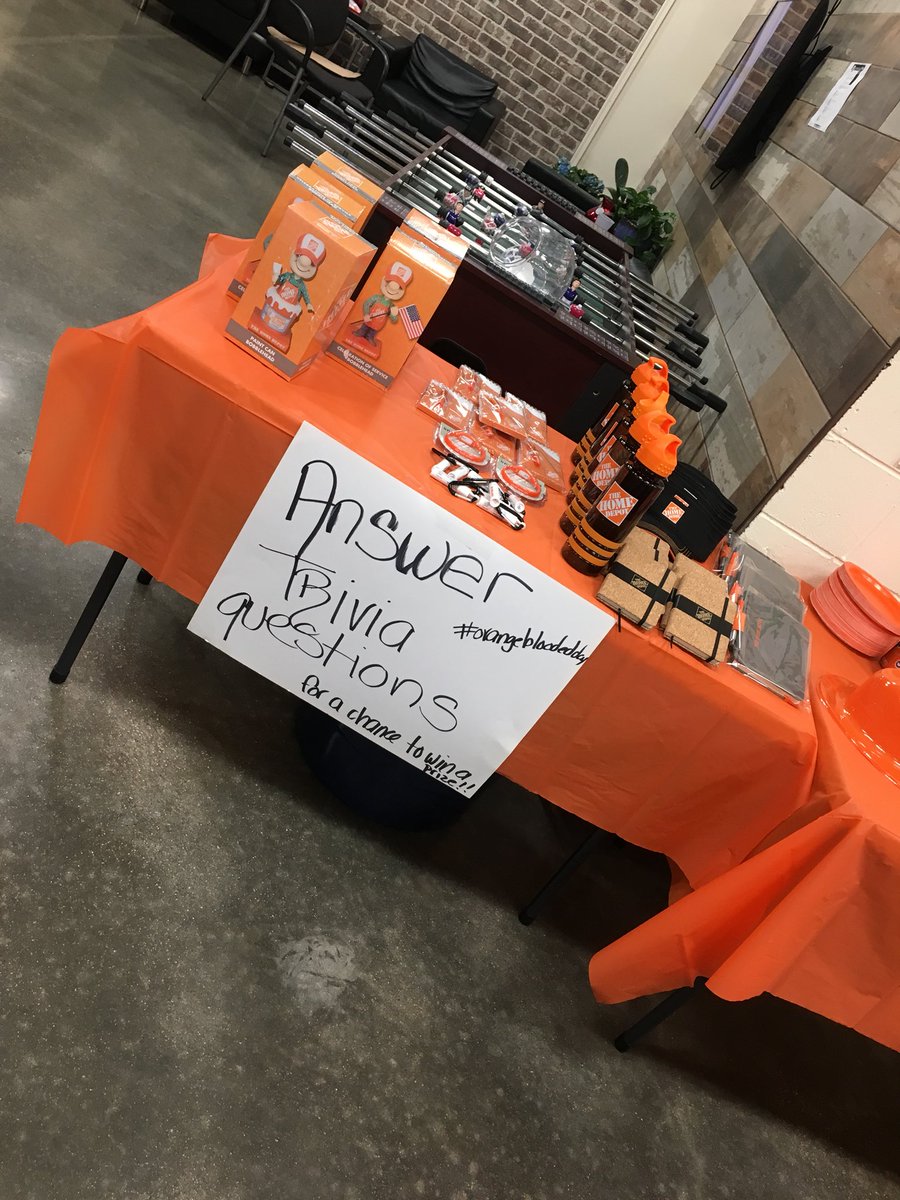 Answer some trivia questions, so you can win a prize!! #NDHomeDepotOrangeBloodedDay2018 #orangebloodedday  <a href="/GriesAnthony/">Anthony</a> @JMcLean285 <a href="/patiaquinta/">patiaquinta</a> <a href="/diver255322/">Jim brandow</a>
