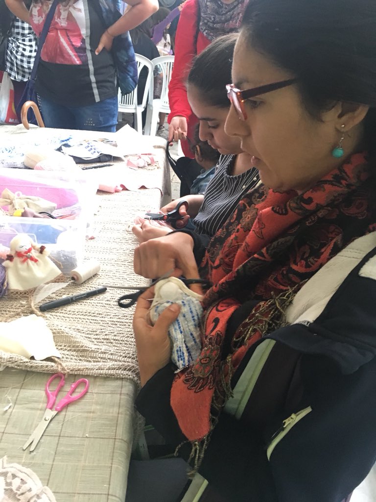 ISEempowered's tweet photo. We are delighted to see our Roma trainer Tzveti empowered to give her first training outside of the Roma community today, marking the #InternationalRefugeeDay together with the UNHCR Bulgaria @RefugeesMedia https://t.co/VCrpHsR2UK