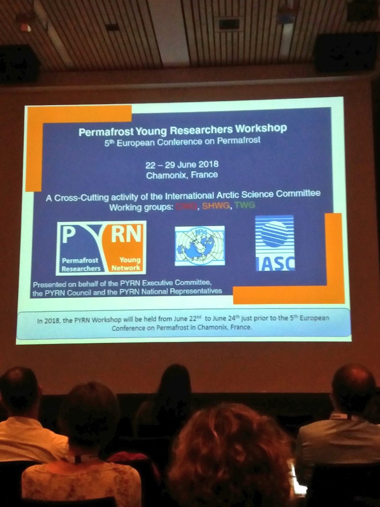 alevtina_ev's tweet photo. #pyrn workshop was announced during the #IASC cross-cutting meeting in Davos. Good job, PYRN ExCom ๐๐ https://t.co/QLaNfbMRFh