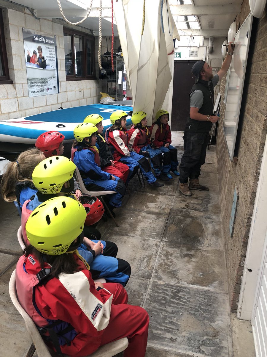 SSPSDeputyhead's tweet photo. Our sailors demonstrating their #grit &amp; proving how #tough they are whilst out on the today! 
Who needs the @volvooceanrace when you’ve got this?! 
Battling 19+ knots of wind in Southampton Water is not easy when your so small! 🌊⛵️#lifeattheextreme #regattaready #schoolsailing https://t.co/hhv97TNw94