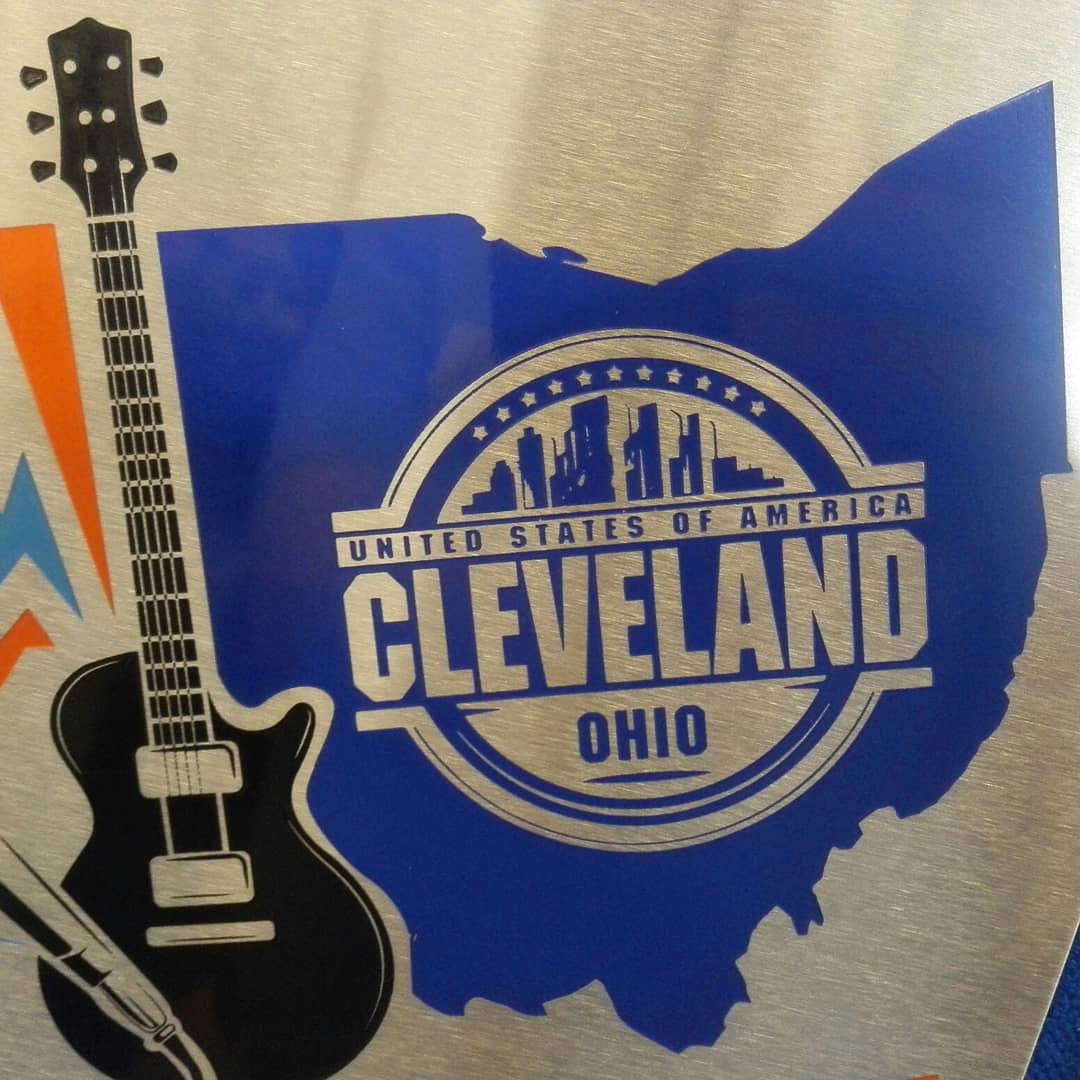 Laser2etch's tweet image. Day 2 @thenbmshow in Cleveland, OH. We can&apos;t wait to see you at Booth 325! #thenbmshow #Cleveland #Ohio #laserengraving #etching #metaletching #signcompany #signage #industriallabels #lasergrabado #gravering #plaques