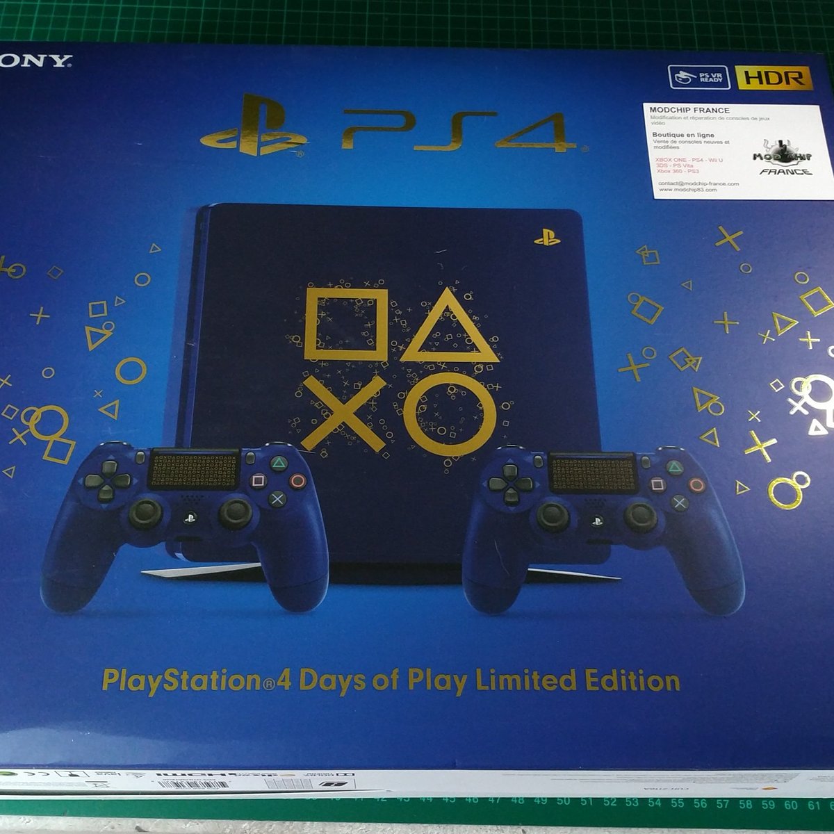 ModchipFrance's tweet photo. Elle est enfin là 😁 🎉La fameuse et magnifique PS4 bleu
Days of play édition limitée 😎
Bientôt disponible chez Modchip France en quantité extra limitée
#ps4slim #editionlimitee #daysofplay
#ps4bleu #ps4blue #modchipfrance
#hack #hen #mira https://t.co/sEroLaQXnW