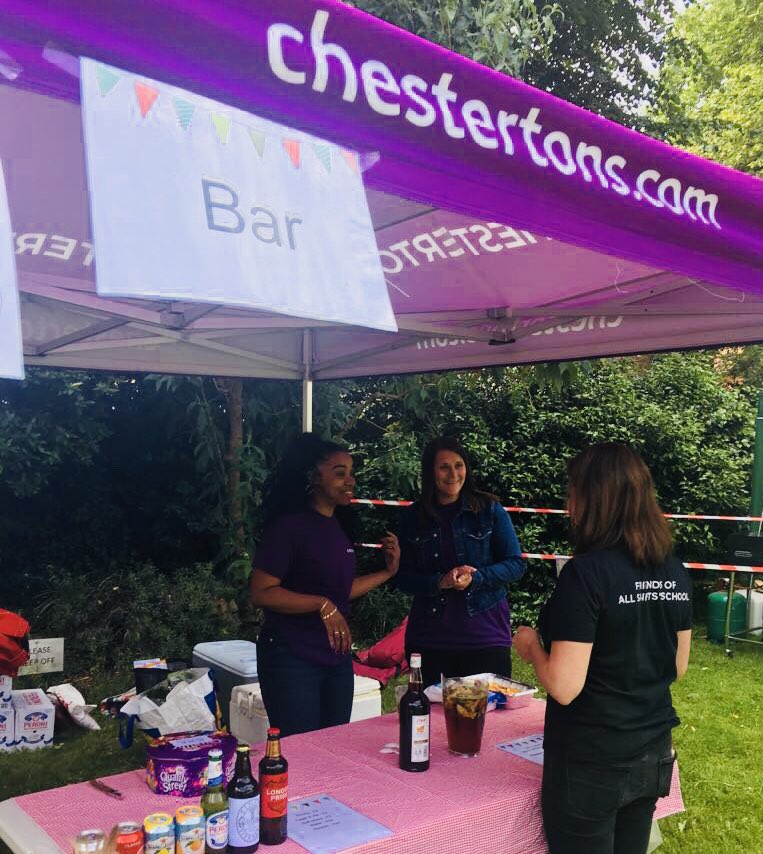 Pimms O’Clock at the All Saints Primary School Summer Fayre today <a href="/AllSaintsSW15/">All Saints' School</a> #Pimms