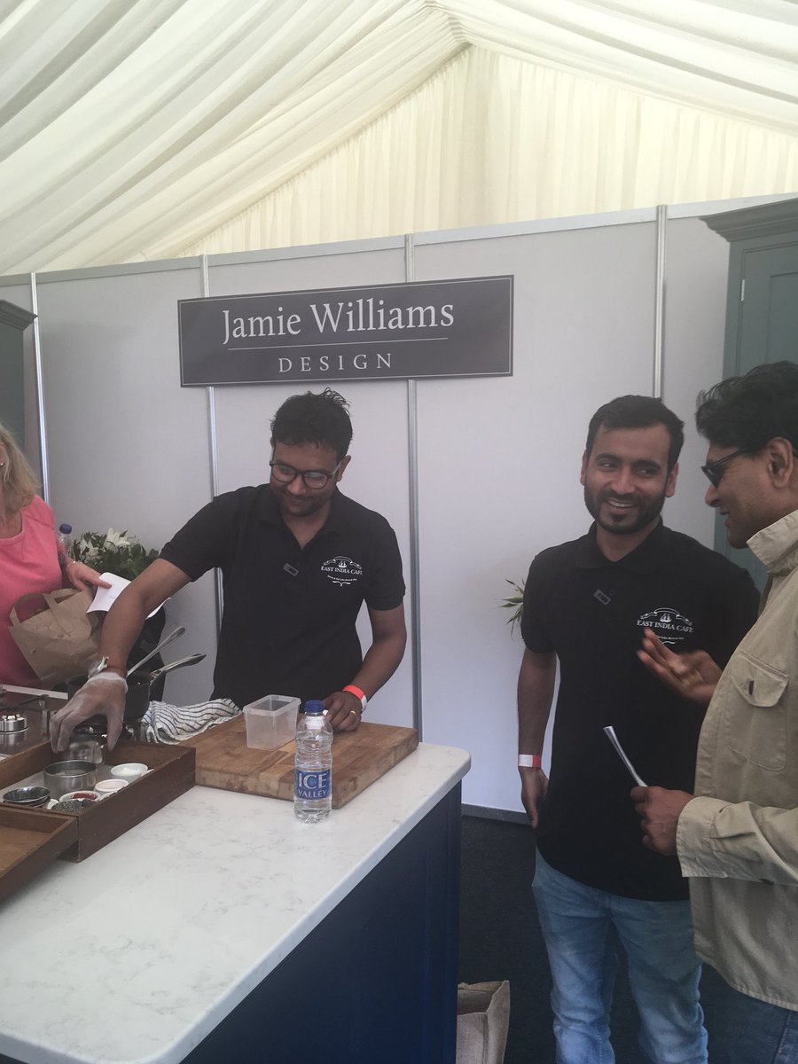 annecrocks's tweet photo. Had a great time at @CheltFoodFest yesterday. Highlight @eastindiacafe in the @JamieWillDesign kitchen. #Cheltenham https://t.co/K1YqwhddzC