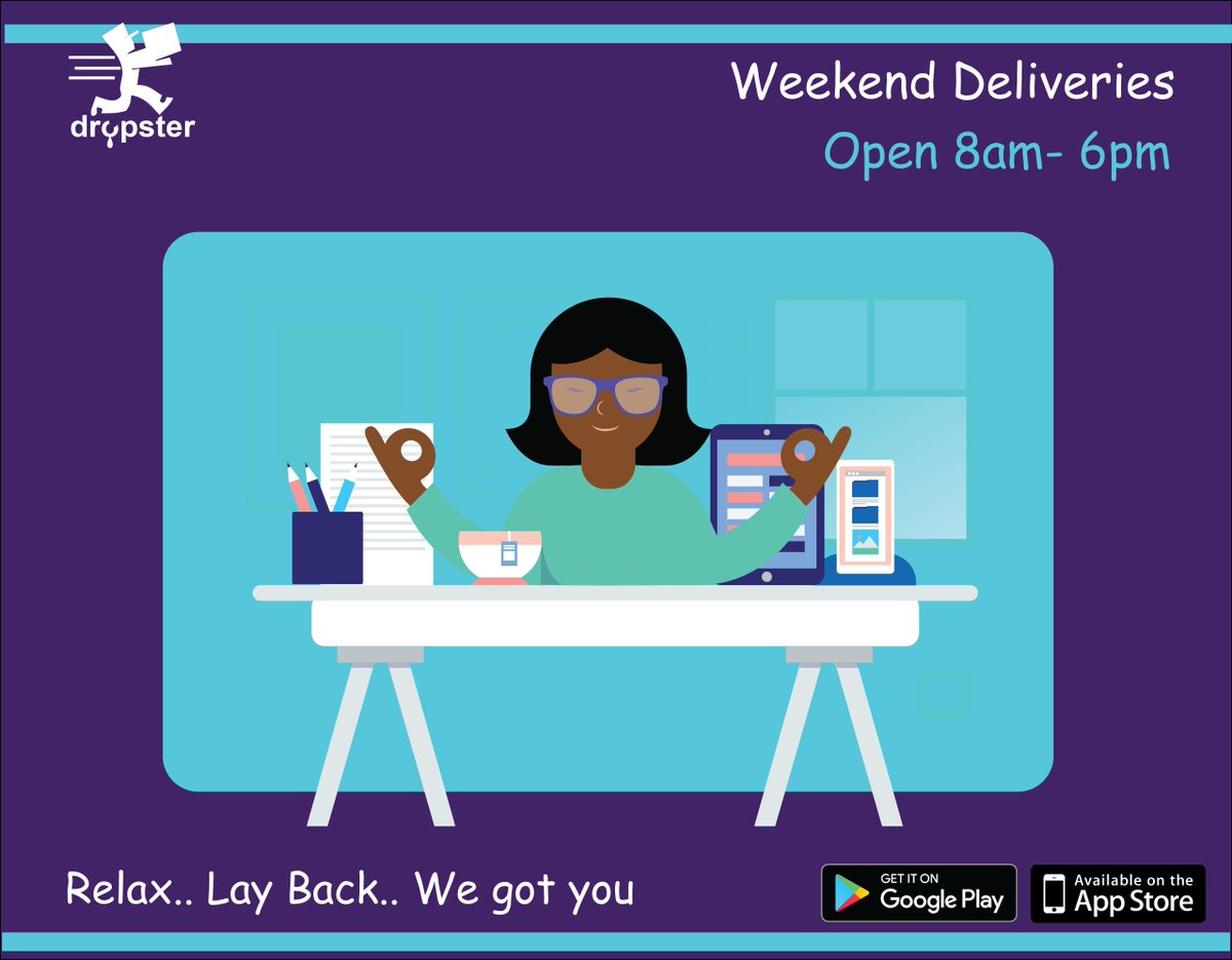 dropsterng's tweet photo. Weekend's here, we know you'll like to relax ya nerves. Dropster is here to help you with anything that could interfere with that. 
Experience Dropster. https://t.co/K4ri1xfLbA