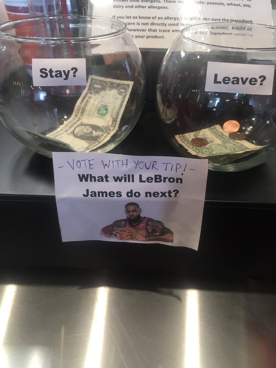 DaniWiggins6's tweet photo. So where should I put my tip? @KingJames @wkyc #SolonPulp https://t.co/Dcmg79NpGQ