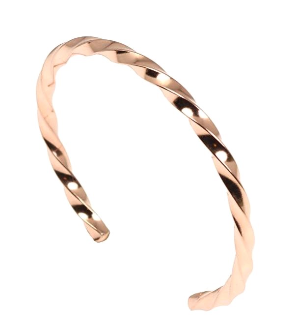 GwynneAlice's tweet photo. Over 25% OFF Hip Twisted Rose Gold Tone Cuff Bracelet Shown by #AmazonHandmade #CopperBracelets https://t.co/cCCx4sfxYy #HandcraftedJewelry https://t.co/G6zDx2xihb
