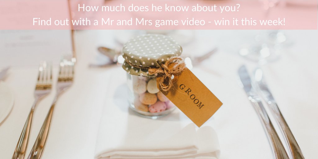 We make fab Mr and Mrs game videos for your hen or bachelorette party. You can #win one this week, worth £49. To enter Like and Retweet this post Winner drawn Sunday 17th. This is our last #competition of the summer - don't miss out! #MrandMrsVideo #wedding #hendo #bridesmaid