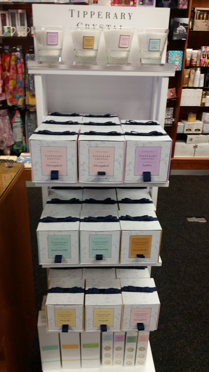 Also brand new in stock this week, <a href="/TippCrystal/">Tipperary Crystal</a> candles. Only €12, choose from French Linen Water, Honeysuckle, Sweet Pea, Precious Woods or Pink Grapefruit