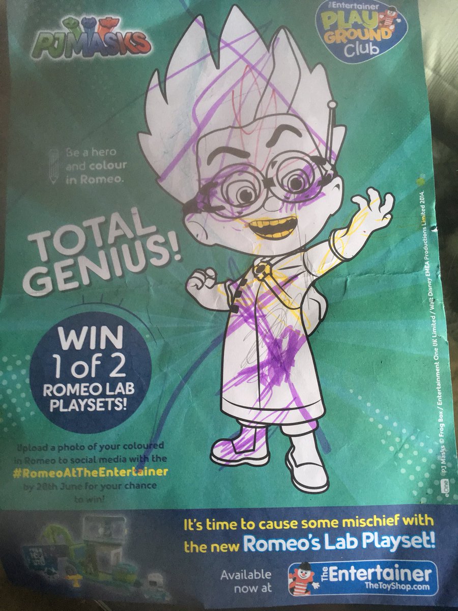 kellypilk1's tweet photo. #RomeoAtTheEntertainer my two boys did these 13 and 5 :) https://t.co/KpVKZTrVKV
