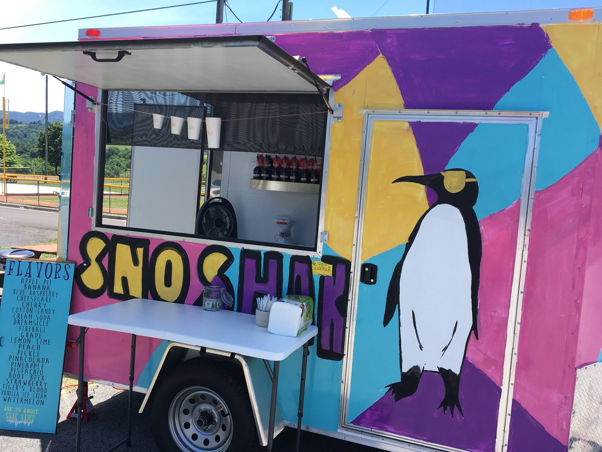 82wahoo's tweet photo. After weeks of work the Sno Shak is officially open!  Come check it out. Near First Bank and the town pool. https://t.co/HMp9Z6tXPZ
