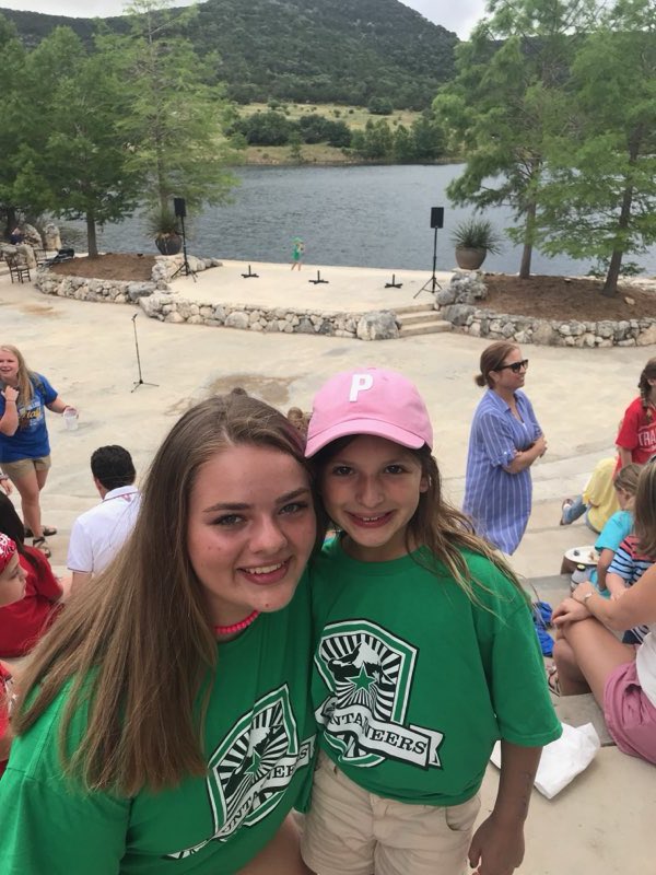 CA_AustinTX's tweet photo. Hannah (OnyxCats) being an awesome role model helping Pearl (EmeraldCats) feel right at home at sleep away camp the last couple weeks. We love building strong athletes, but these stories make us the most proud! ๐ #rolemodel #modelathlete #g3fca2a https://t.co/kK5kPMi9DY
