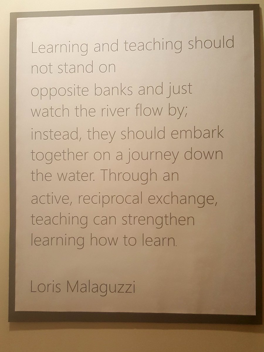 #ComeinCurious a great reminder to educators and parents that learning and teaching is a conversation not only with words but also through non-verbal communication.
