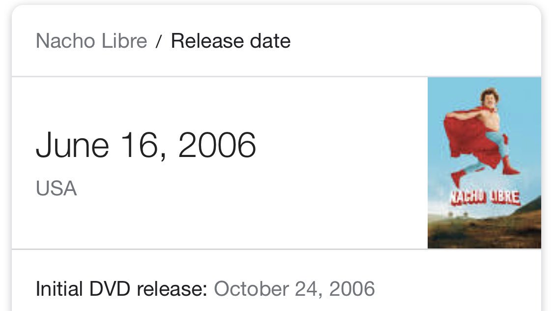 On this day twelve years ago, the world changed forever. Happy Nacho Day everyone